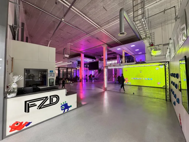 Receptionen och entrén på FUZED Borås