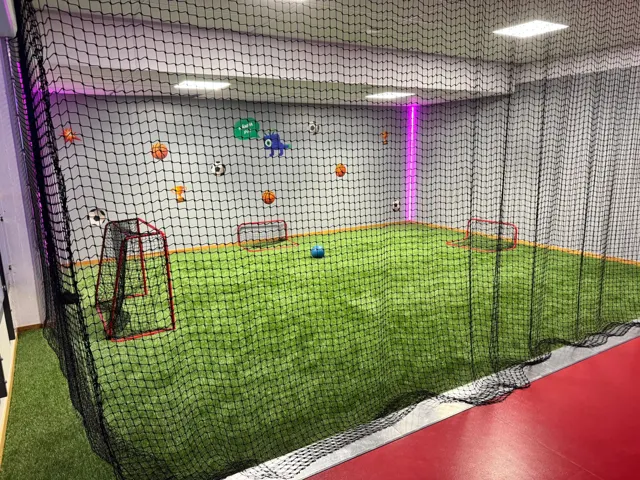 Minifotbollsplanen inomhus på FUZED Skellefteå